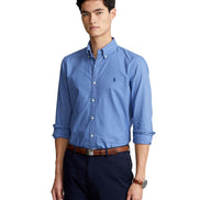 Men's Garment-Dyed Oxford Shirt - Bastille Blue