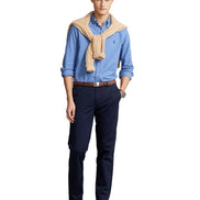 Men's Garment-Dyed Oxford Shirt - Bastille Blue