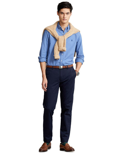 Men's Garment-Dyed Oxford Shirt - Bastille Blue