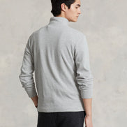 Men's Estate-Rib Cotton Quarter-Zip Pullover