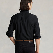 Men's Garment-Dyed Oxford Shirt - Black