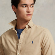 Men's Garment-Dyed Oxford Shirt - Surrey Tan