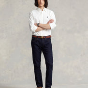Men's Garment-Dyed Oxford Shirt - White