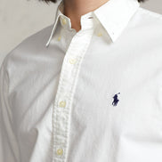 Men's Garment-Dyed Oxford Shirt - White