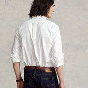 Men's Garment-Dyed Oxford Shirt - White