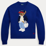 Women's Polo Bear Crew Neck Sweater