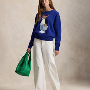 Women's Polo Bear Crew Neck Sweater