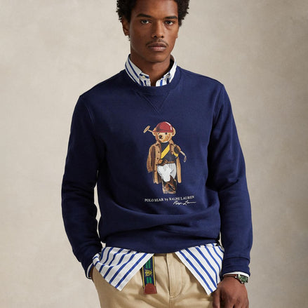 Men’s Polo Bear Crewneck Sweatshirt
