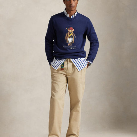 Men’s Polo Bear Crewneck Sweatshirt