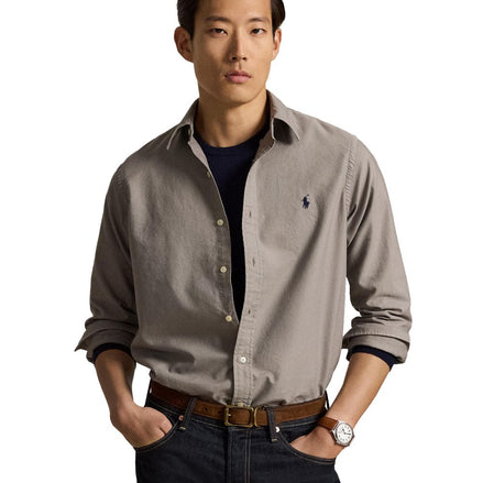 Men's Garment-Dyed Oxford Shirt - Perfect Gray
