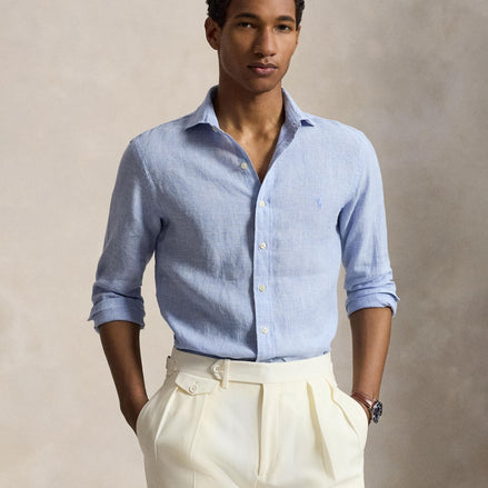 Men's Classic-Fit Linen Shirt