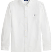Men's Garment-Dyed Oxford Shirt - White
