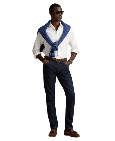 Men's Garment-Dyed Oxford Shirt - White