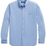 Men's Garment-Dyed Oxford Shirt - Bastille Blue