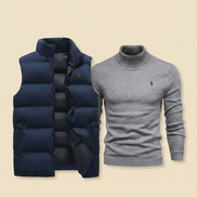 RL Estate Quilted Vest & Pullover Set (CLEARANCE)